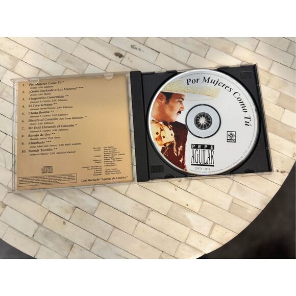 Pepe Aguilar CD Pepe Aguilar Por Mujeres Como Tú CD 1998 Spanish Music CD - Picture 3 of 3